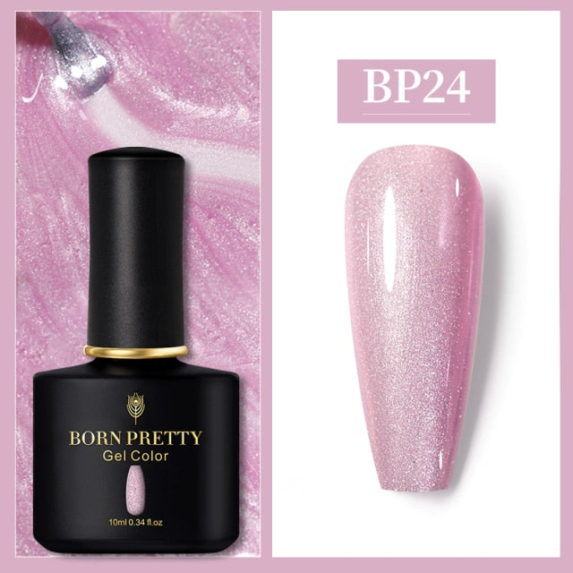 BORN PRETTY 10ml Gel Nail Polish Red Nude Nail Gel Semi Permanent Solid Nail Gel Varnish Soak Off UV Gel for Base Top Coat