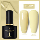 BORN PRETTY 10ml Gel Nail Polish Red Nude Nail Gel Semi Permanent Solid Nail Gel Varnish Soak Off UV Gel for Base Top Coat