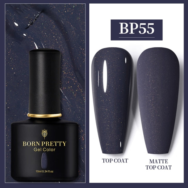 BORN PRETTY 10ml Gel Nail Polish Red Nude Nail Gel Semi Permanent Solid Nail Gel Varnish Soak Off UV Gel for Base Top Coat