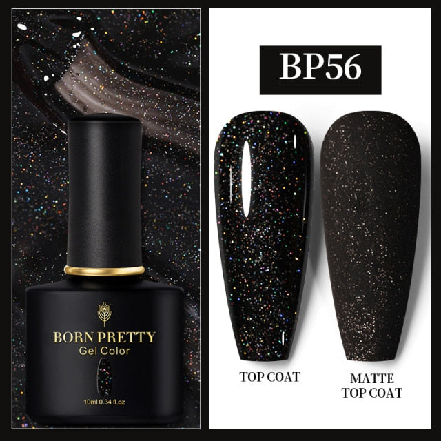 BORN PRETTY 10ml Gel Nail Polish Red Nude Nail Gel Semi Permanent Solid Nail Gel Varnish Soak Off UV Gel for Base Top Coat