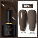 BORN PRETTY 10ml Gel Nail Polish Red Nude Nail Gel Semi Permanent Solid Nail Gel Varnish Soak Off UV Gel for Base Top Coat