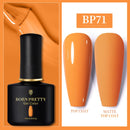 BORN PRETTY 10ml Gel Nail Polish Red Nude Nail Gel Semi Permanent Solid Nail Gel Varnish Soak Off UV Gel for Base Top Coat