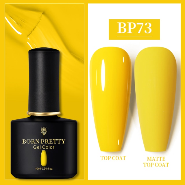 BORN PRETTY 10ml Gel Nail Polish Red Nude Nail Gel Semi Permanent Solid Nail Gel Varnish Soak Off UV Gel for Base Top Coat