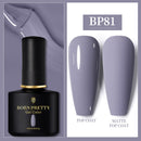 BORN PRETTY 10ml Gel Nail Polish Red Nude Nail Gel Semi Permanent Solid Nail Gel Varnish Soak Off UV Gel for Base Top Coat