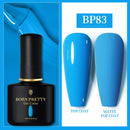 BORN PRETTY 10ml Gel Nail Polish Red Nude Nail Gel Semi Permanent Solid Nail Gel Varnish Soak Off UV Gel for Base Top Coat