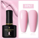 BORN PRETTY 10ml Gel Nail Polish Red Nude Nail Gel Semi Permanent Solid Nail Gel Varnish Soak Off UV Gel for Base Top Coat