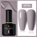 BORN PRETTY 10ml Gel Nail Polish Red Nude Nail Gel Semi Permanent Solid Nail Gel Varnish Soak Off UV Gel for Base Top Coat