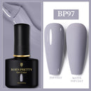 BORN PRETTY 10ml Gel Nail Polish Red Nude Nail Gel Semi Permanent Solid Nail Gel Varnish Soak Off UV Gel for Base Top Coat