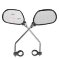 Deemount 1 Pair Bicycle Rear View Mirror Bike Cycling Wide Range Back Sight Reflector Angle Adjustable Left Right Mirrors