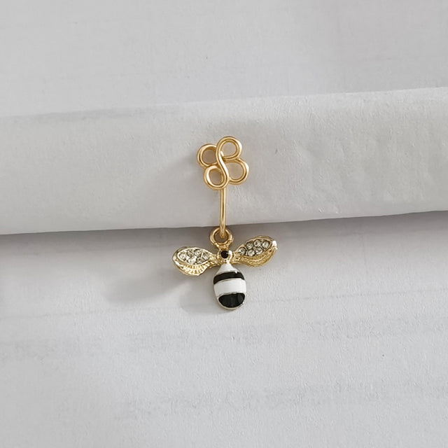 1Pc Goth Butterfly Copper Wire Spiral Fake Piercing Nose Ring Punk Gold Color Clip Nose Ring Ear Clip Cuff Body Jewelry