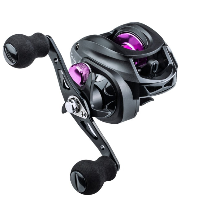 LINNHUE 2021 New Baitcasting Reel 7.2:1 High Speed 8KG Max Drag Fishing Reel For Bass in ocean environment 48 Hours Reel Fishing