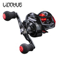 LINNHUE 2021 New Baitcasting Reel 7.2:1 High Speed 8KG Max Drag Fishing Reel For Bass in ocean environment 48 Hours Reel Fishing