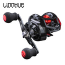 LINNHUE 2021 New Baitcasting Reel 7.2:1 High Speed 8KG Max Drag Fishing Reel For Bass in ocean environment 48 Hours Reel Fishing