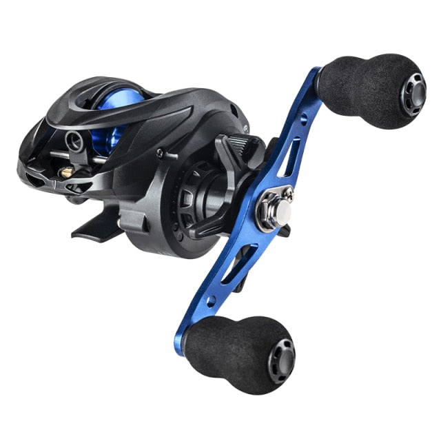 LINNHUE 2021 New Baitcasting Reel 7.2:1 High Speed 8KG Max Drag Fishing Reel For Bass in ocean environment 48 Hours Reel Fishing
