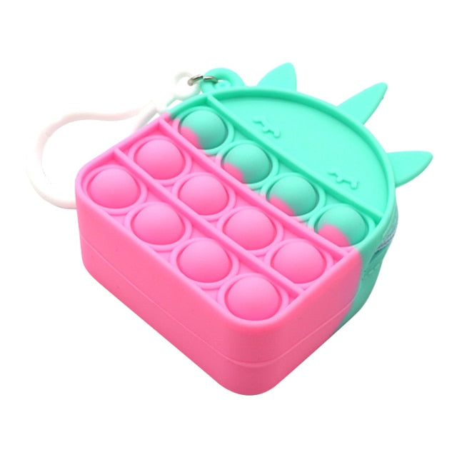 Push Bubble Fidget Toys Adult Stress Relief Sensory Toy Antistress Fidgets Ice Cream Board Soft Squishy Bubble Anti-Stress Game