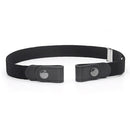 Universal 1 inch No Buckle Stretch Elastic Waist Belt Buckle-Free Belt For Jean Pants Dresses Women Men No Hassle Waist Belt