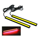 2Pcs Car LED Strip Light Waterproof Daytime Running Light DC12V DRL COB LED Strip Light Bar LED Turn Signal Ligh For Automotive