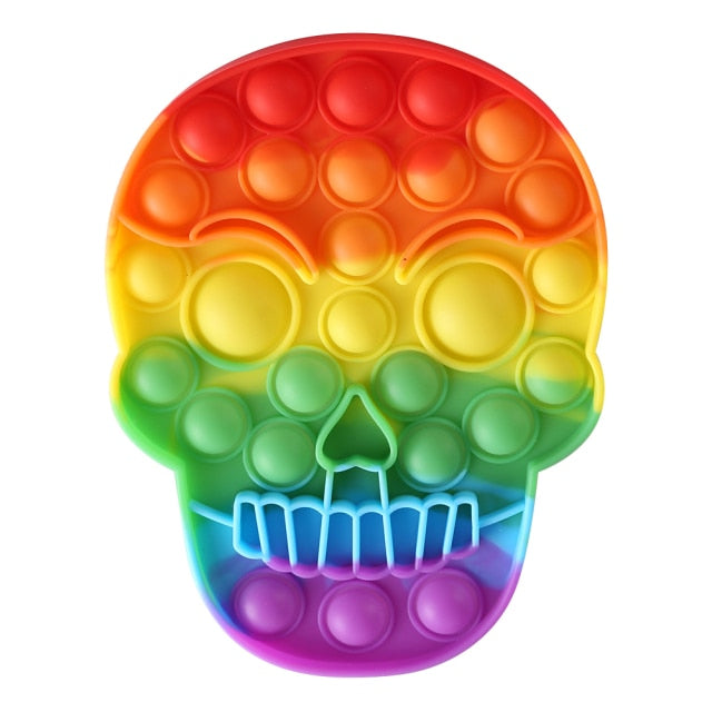 New Push Bubble Fidget Antistress Toys Adult Kids Unicorn Dinosaur Fidget Sensory Toy Autism Special Needs Stress Reliever 2021