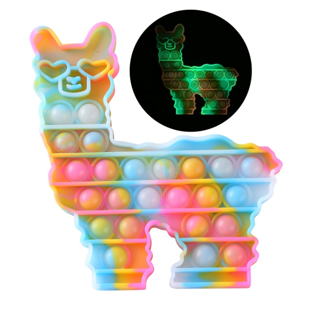 New Push Bubble Fidget Antistress Toys Adult Kids Unicorn Dinosaur Fidget Sensory Toy Autism Special Needs Stress Reliever 2021