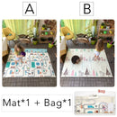 Miamumi Foldable Floor Baby Play Mat Kid Playmat Crawling Carpet Children Toddler Thermal Rug Game Pad Foam Educational Toy Gift