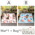 Miamumi Foldable Floor Baby Play Mat Kid Playmat Crawling Carpet Children Toddler Thermal Rug Game Pad Foam Educational Toy Gift