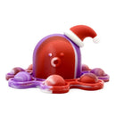 Fidget Relieve Stress Toys Rainbow Push Bubble Antistress Toys Children Sensory Toy To Relieve Autism Octopus Key Chain