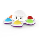 Fidget Relieve Stress Toys Rainbow Push Bubble Antistress Toys Children Sensory Toy To Relieve Autism Octopus Key Chain