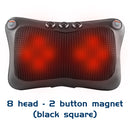 Relaxation Massage Pillow Vibrator Electric Neck Shoulder Back Heating Kneading Infrared therapy head Massage Pillow