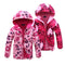 Jacket For Girls 2021 Spring Children's Flower Fleece Clothes Girls Coat Windbreaker Outerwear Kids Polar Fleece Windproof 3-12T