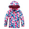 Jacket For Girls 2021 Spring Children's Flower Fleece Clothes Girls Coat Windbreaker Outerwear Kids Polar Fleece Windproof 3-12T