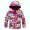 Jacket For Girls 2021 Spring Children's Flower Fleece Clothes Girls Coat Windbreaker Outerwear Kids Polar Fleece Windproof 3-12T