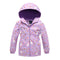 Jacket For Girls 2021 Spring Children's Flower Fleece Clothes Girls Coat Windbreaker Outerwear Kids Polar Fleece Windproof 3-12T
