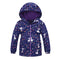 Jacket For Girls 2021 Spring Children's Flower Fleece Clothes Girls Coat Windbreaker Outerwear Kids Polar Fleece Windproof 3-12T