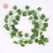 1Pc 230Cm Green Vine Silk Artificial Ivy Hanging Leaf Garland Plants Creeper Leaf Home Decor Wedding Bathroom Garden Decoration