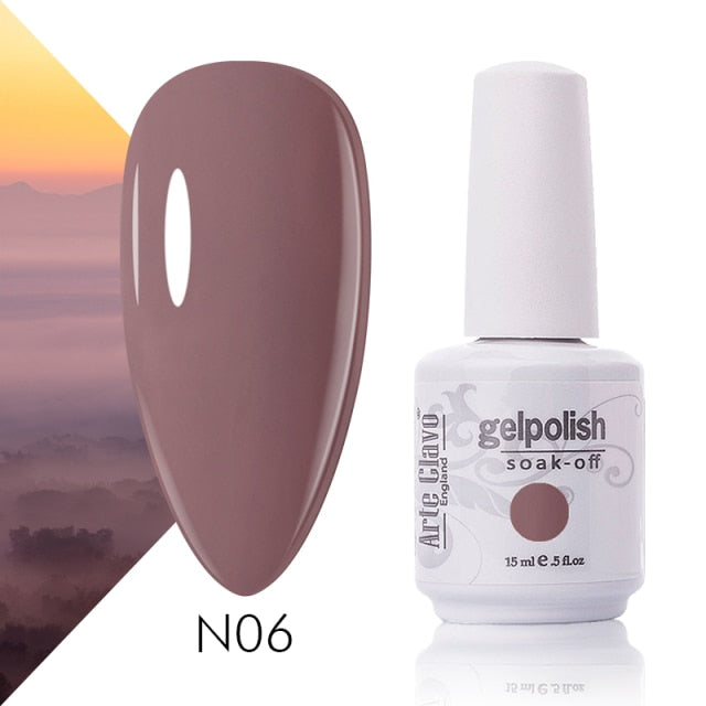 Arte Clavo 15ml Fluorescent Color Nail Gel Polish Fashion Long Lasting Nail Art Manicure LED Soak Off Neon Nail Lacqure Polish