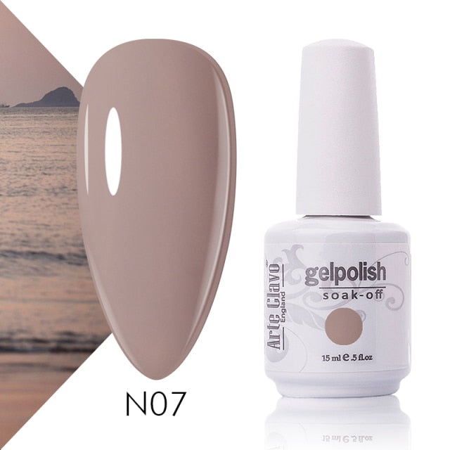 Arte Clavo 15ml Fluorescent Color Nail Gel Polish Fashion Long Lasting Nail Art Manicure LED Soak Off Neon Nail Lacqure Polish