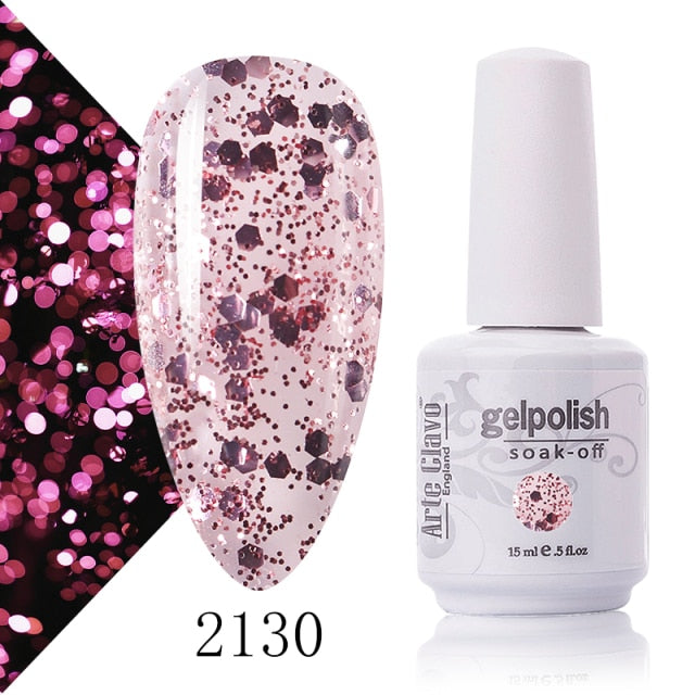 Arte Clavo 15ml Fluorescent Color Nail Gel Polish Fashion Long Lasting Nail Art Manicure LED Soak Off Neon Nail Lacqure Polish