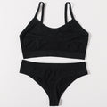 2Pcs Bra Set Lingerie Sexy Seamless Underwear Set Women Push Up Bra Panties High Waist Thong Female Brassiere Comfort Bralette
