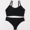 2Pcs Bra Set Lingerie Sexy Seamless Underwear Set Women Push Up Bra Panties High Waist Thong Female Brassiere Comfort Bralette
