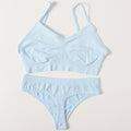 2Pcs Bra Set Lingerie Sexy Seamless Underwear Set Women Push Up Bra Panties High Waist Thong Female Brassiere Comfort Bralette