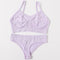 2Pcs Bra Set Lingerie Sexy Seamless Underwear Set Women Push Up Bra Panties High Waist Thong Female Brassiere Comfort Bralette