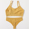 2Pcs Bra Set Lingerie Sexy Seamless Underwear Set Women Push Up Bra Panties High Waist Thong Female Brassiere Comfort Bralette