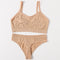 2Pcs Bra Set Lingerie Sexy Seamless Underwear Set Women Push Up Bra Panties High Waist Thong Female Brassiere Comfort Bralette