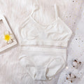2Pcs Bra Set Lingerie Sexy Seamless Underwear Set Women Push Up Bra Panties High Waist Thong Female Brassiere Comfort Bralette