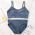 2Pcs Bra Set Lingerie Sexy Seamless Underwear Set Women Push Up Bra Panties High Waist Thong Female Brassiere Comfort Bralette