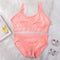 2Pcs Bra Set Lingerie Sexy Seamless Underwear Set Women Push Up Bra Panties High Waist Thong Female Brassiere Comfort Bralette