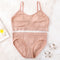 2Pcs Bra Set Lingerie Sexy Seamless Underwear Set Women Push Up Bra Panties High Waist Thong Female Brassiere Comfort Bralette