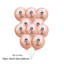 Wedding Decorations Rose Gold Bride To Be Letter Foil Ballon Bride Veil Sash Headband Bridal Shower Bachelorette Party Supplies