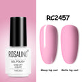 ROSALIND Gel Nail Polish of 7ml Purple Series Semi Permanent Gel Varnishes For Nail Art Need Base And Top Soak Off LED/UV Lamp