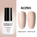 ROSALIND Gel Nail Polish of 7ml Purple Series Semi Permanent Gel Varnishes For Nail Art Need Base And Top Soak Off LED/UV Lamp